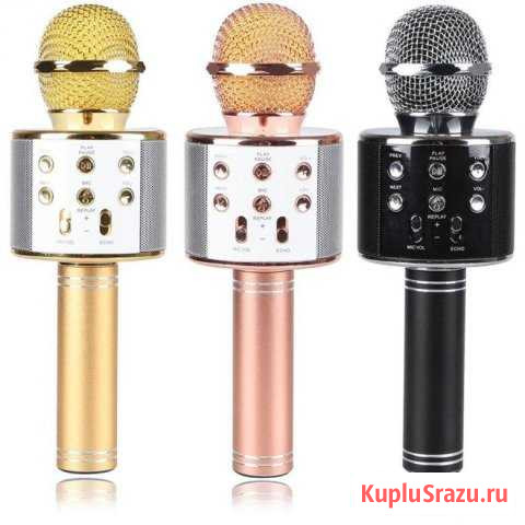 Bluetooth колонка микрофон+USB+радио wster WS-858 Рязань - изображение 1