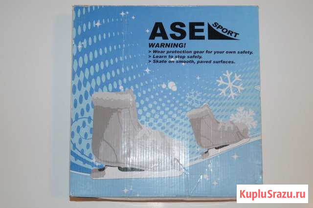 Коньки двухполозные Ase-Sport «ASE-240D» р.29 Рязань - изображение 1