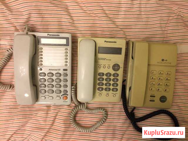 Три стационарных телефона: Panasonic и LG Самара - изображение 1