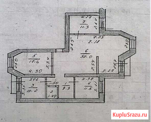 5-к квартира, 112 кв.м., 3/3 эт. Сарапул - изображение 1
