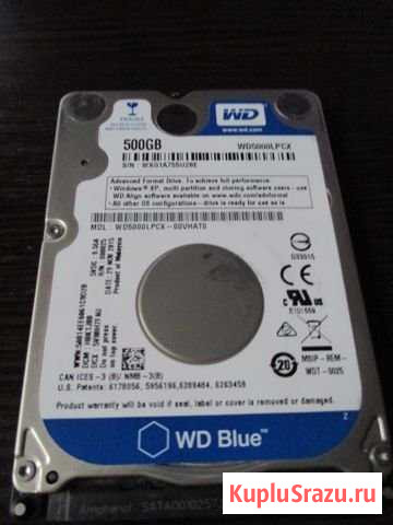 Hdd 500 2.5 SATA 3 Ульяновск - изображение 1