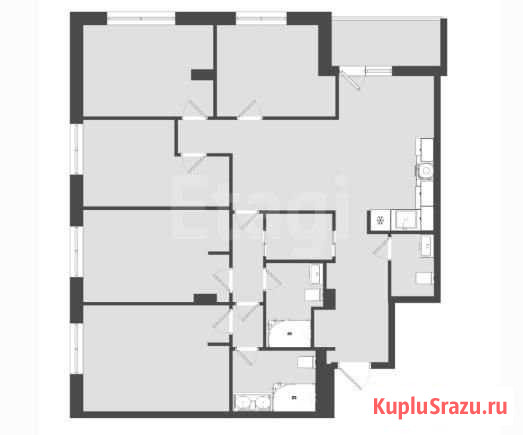 4-к квартира, 98.7 кв.м., 12/21 эт. Сургут - изображение 1