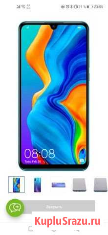 Huawei P30 Lite Peacock Blue (MAR-LX1M) Ханты-Мансийск - изображение 1