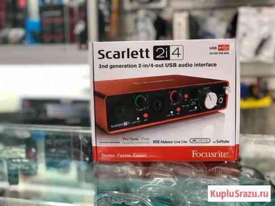 Внешняя звуковая карта Focusrite Scarlett 2i4 2nd Москва