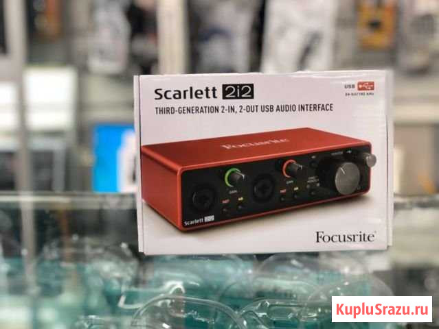 Внешняя звуковая карта Focusrite Scarlett 2i2 3rd Москва - изображение 1
