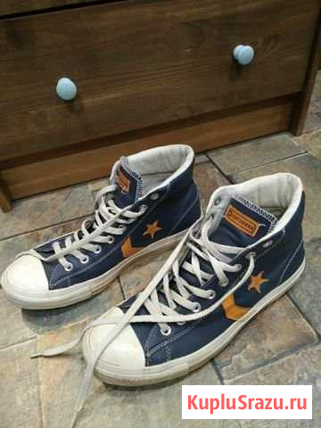 Мужские кожаные кеды Converse Омск - изображение 1