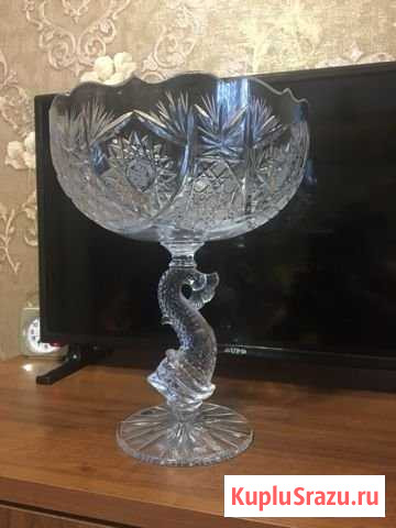 Ваза хрусталь Дмитров - изображение 1