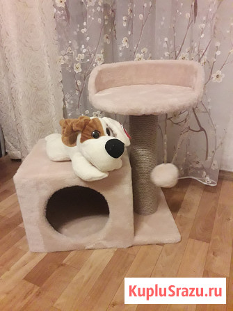 Домик-когтеточка для кошек Самара - изображение 1