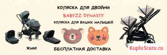 Детская коляска для двойни и погодок Dynasty Владимир