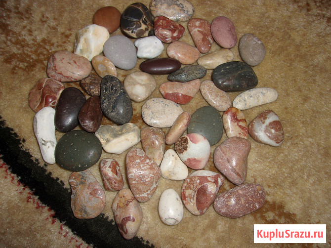 Яшмовые, морские камушки для аквариума, масса 900 гр Омск - изображение 4