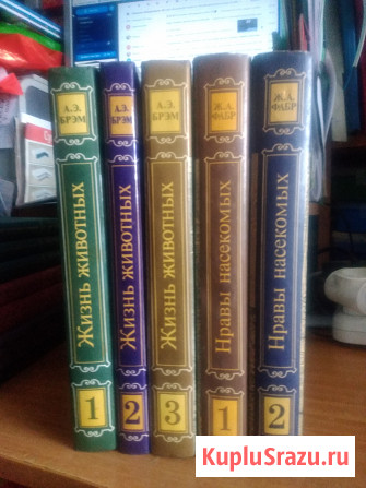 Брэм А. Жизнь животных. В 3т Фабр Ж.А. Инстинкт и нравы насекомых. В2т Барнаул - изображение 1
