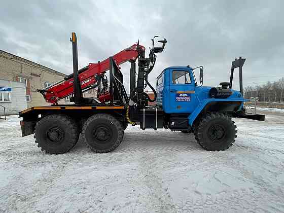 Лесовоз Урал турбированный с новым ГМ Палфингер Петрозаводск