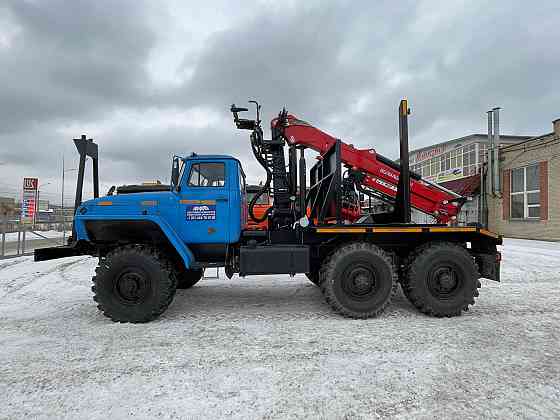 Лесовоз Урал турбированный с новым ГМ Палфингер Петрозаводск
