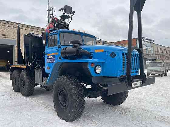 Лесовоз Урал турбированный с новым ГМ Палфингер Петрозаводск