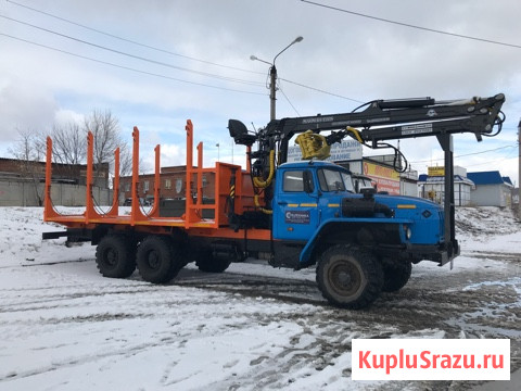 Сортиментовоз Урал ЯМЗ-236НЕ2, с манипулятором ММ 100S Архангельск - изображение 1