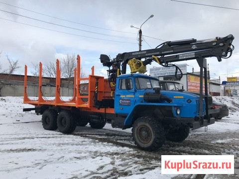 Сортиментовоз Урал ЯМЗ-236НЕ2, с манипулятором ММ 100S Архангельск - изображение 2