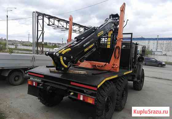 Лесовоз Урал ЯМЗ-236НЕ2, с манипулятором ММ100S Архангельск