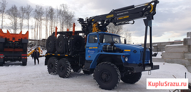 Лесовозы Урал 5557 усиленные с манипуляторами Архангельск - изображение 1