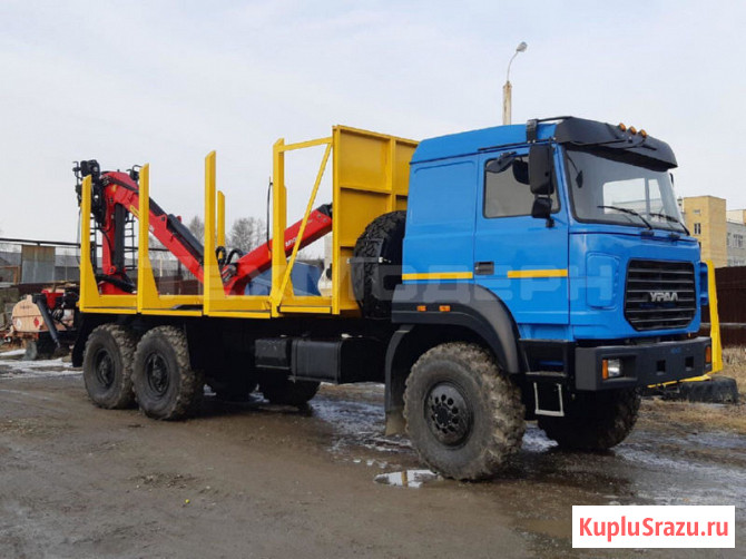 Сортиментовозы Урал бескапотные с манипуляторами от завода Архангельск - изображение 1