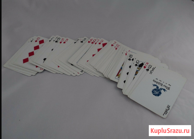 Игральные карты"Blue Ribbon Vintage 1916"Pinochle Made USA не игранные Санкт-Петербург - изображение 4