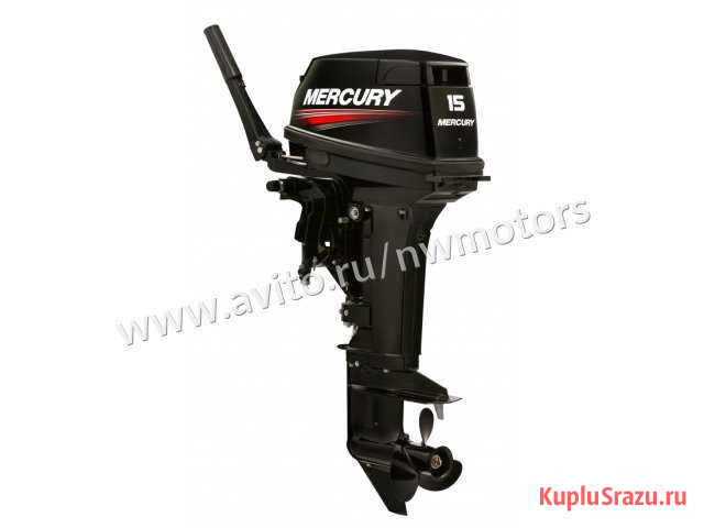 Мотор mercury 15 М 294CC + доставка Москва - изображение 1