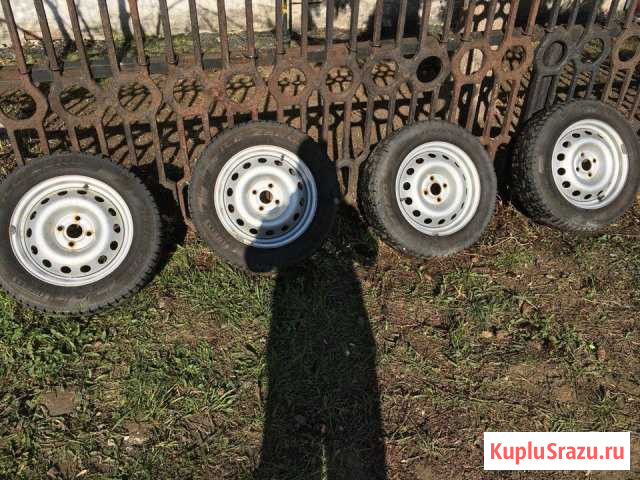 Колёса в сборе R15 Pirelli Ice Zero Заводоуковск - изображение 1