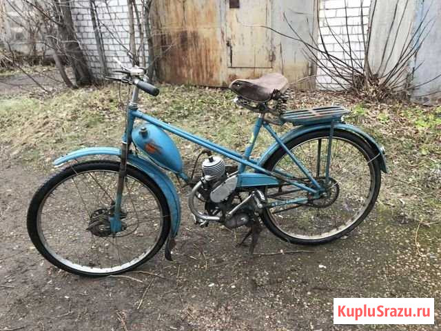 Старый мотовелосипед СССР лвз. В-902 Нижний Новгород - изображение 1