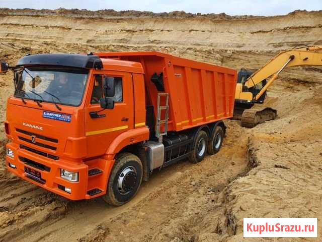 Песок строительный, карьерный. Доставка Мценск - изображение 1