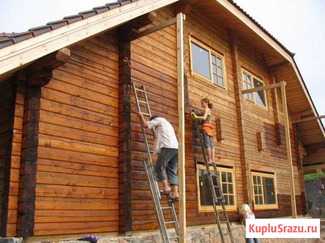 Отделка деревянных домов Томск - изображение 1