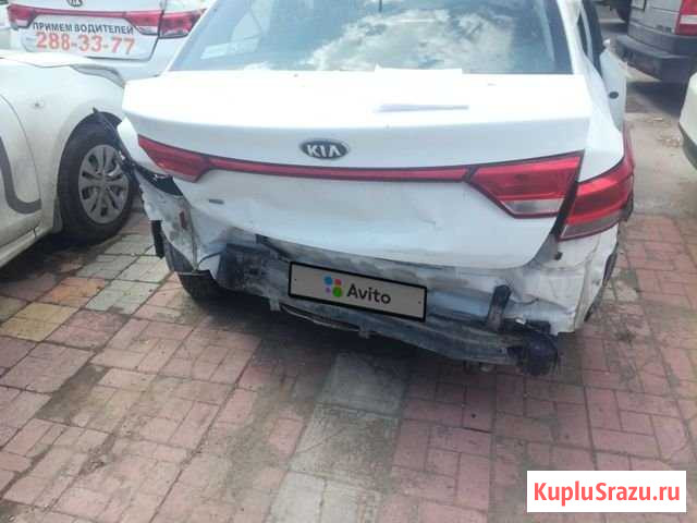KIA Rio 1.4 AT, 2019, битый, 37 477 км Новосибирск - изображение 1