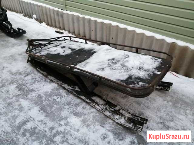 Сани для снегохода с амортизаторами Краснохолм - изображение 1