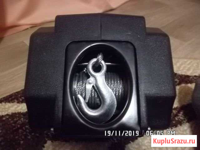 Переносная электролебедка 12 v для автомобиля Линево - изображение 1