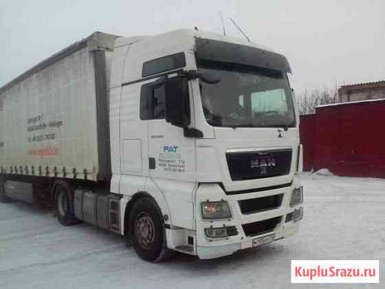 MAN TGX 18.440 (2009 г.) + прицеп Humbaur (2007 г) Магнитогорск