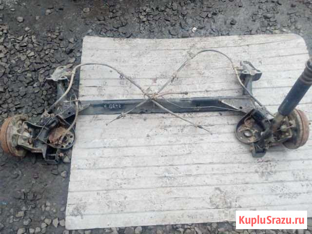 Балка задняя в сборе Hyundai Getz 1.4MT Новошахтинск - изображение 1