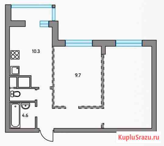 2-комнатная квартира, 50.3 м², 12/23 эт. на продажу в Долгопрудном Долгопрудный