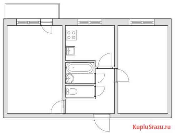 2-комнатная квартира, 46 м², 3/5 эт. на продажу в Энгельсе Энгельс