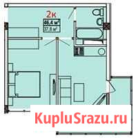 Квартира со свободной планировкой, 46.4 м², 6/12 эт. на продажу в Сочи Сочи - изображение 1