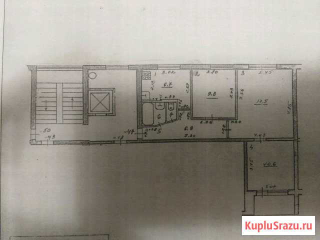 3-комнатная квартира, 54 м², 4/9 эт. на продажу в Сызрани Сызрань - изображение 1