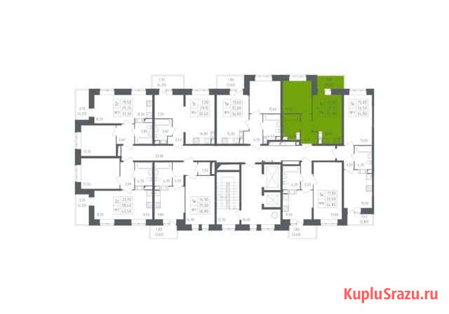 1-комнатная квартира, 33.9 м², 12/17 эт. на продажу в Люберцах Люберцы - изображение 2