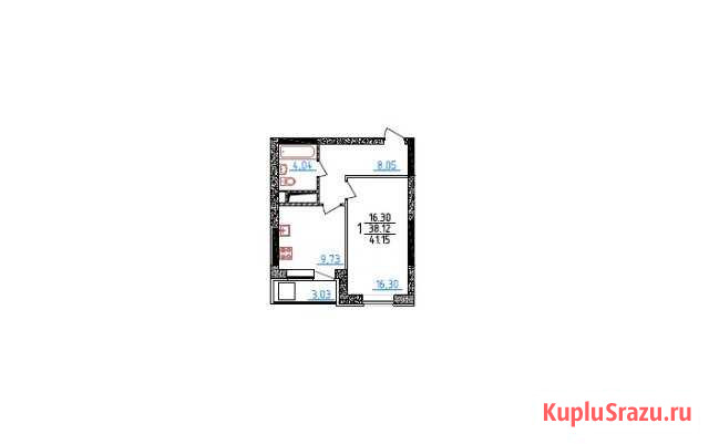 1-комнатная квартира, 41.2 м², 7/15 эт. на продажу в Твери Тверь - изображение 2