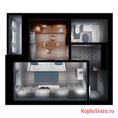 1-комнатная квартира, 41.2 м², 7/15 эт. на продажу в Твери Тверь - изображение 1