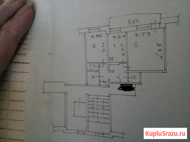 2-комнатная квартира, 50 м², 9/10 эт. на продажу в Улан-Удэ Улан-Удэ - изображение 2