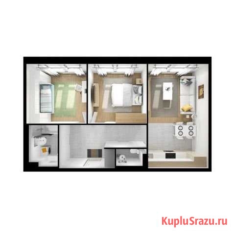 2-комнатная квартира, 61.7 м², 5/11 эт. на продажу в Балашихе Балашиха - изображение 1