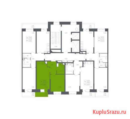 1-комнатная квартира, 40.7 м², 13/15 эт. на продажу в Люберцах Люберцы - изображение 2