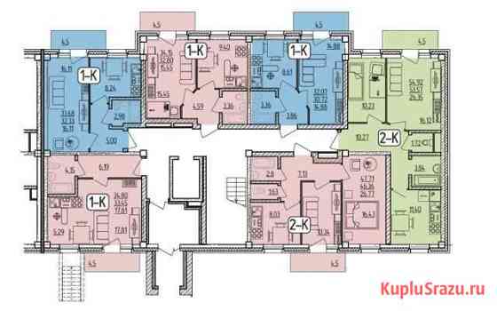 1-комнатная квартира, 33.7 м², 9/9 эт. на продажу в Улан-Удэ Улан-Удэ