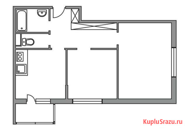 2-комнатная квартира, 52.2 м², 2/6 эт. на продажу в Мытищах Мытищи - изображение 1