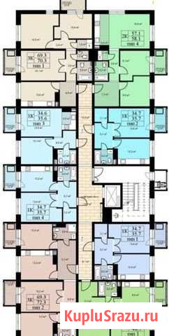 1-комнатная квартира, 35.7 м², 2/9 эт. на продажу в Березовке Красноярского края Березовка - изображение 2