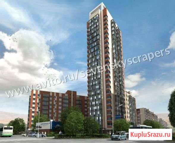 2-комнатная квартира, 68.2 м², 9/25 эт. на продажу в Красноярске Красноярск - изображение 1