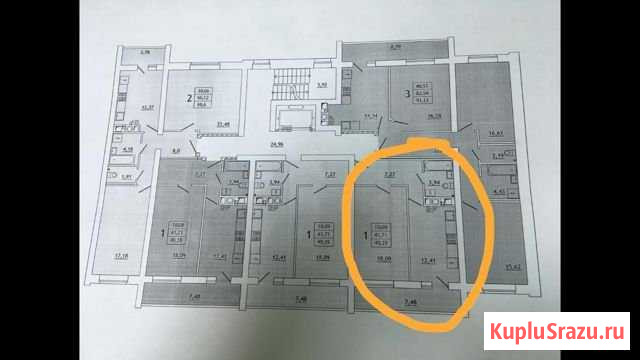 1-комнатная квартира, 50 м², 2/10 эт. на продажу в Смоленске Смоленск - изображение 3