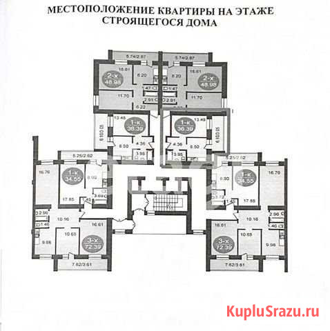 1-комнатная квартира, 33.3 м², 1/14 эт. на продажу во Владимире Владимир - изображение 2